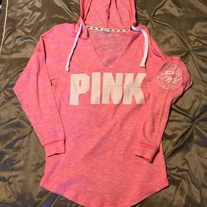 Victoria’s Secret Pink Hooded Pullover Sweatshirt